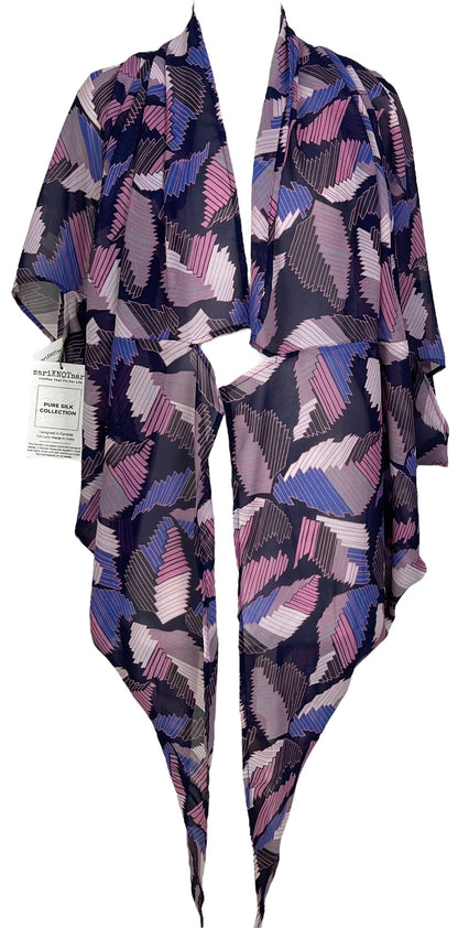 PRG7044 Sheer Avatar Pure Silk Cardigan