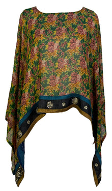 PRG6899 Poncho Capelet en pure soie Avatar transparente