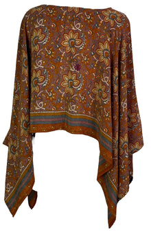 PRC6907 Poncho capelet en pure soie Avatar