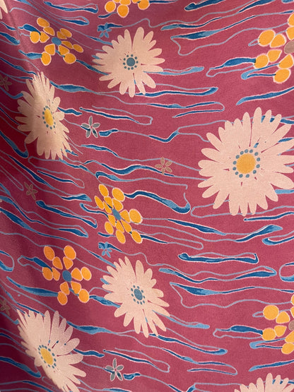 LADY LUCK PRC6701 Avatar Pure Silk Kimono-Sleeved Top
