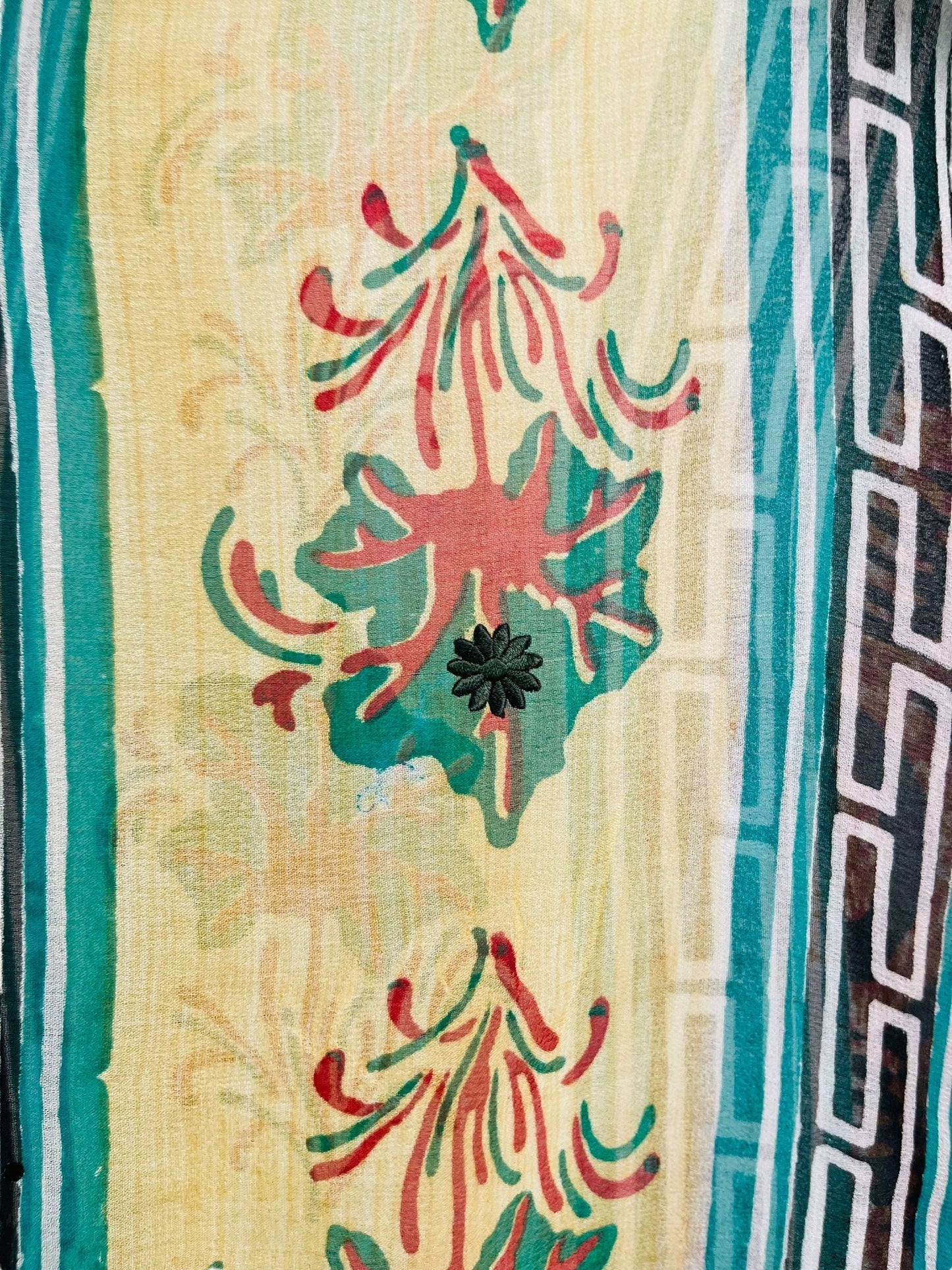 PRG7337 Haut à manches kimono en pure soie Sheer Avatar