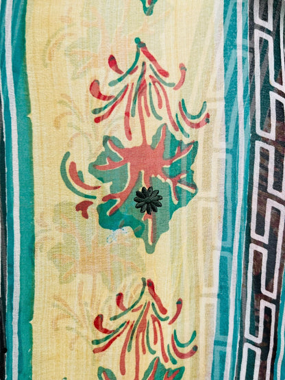 PRG7337 Haut à manches kimono en pure soie Sheer Avatar