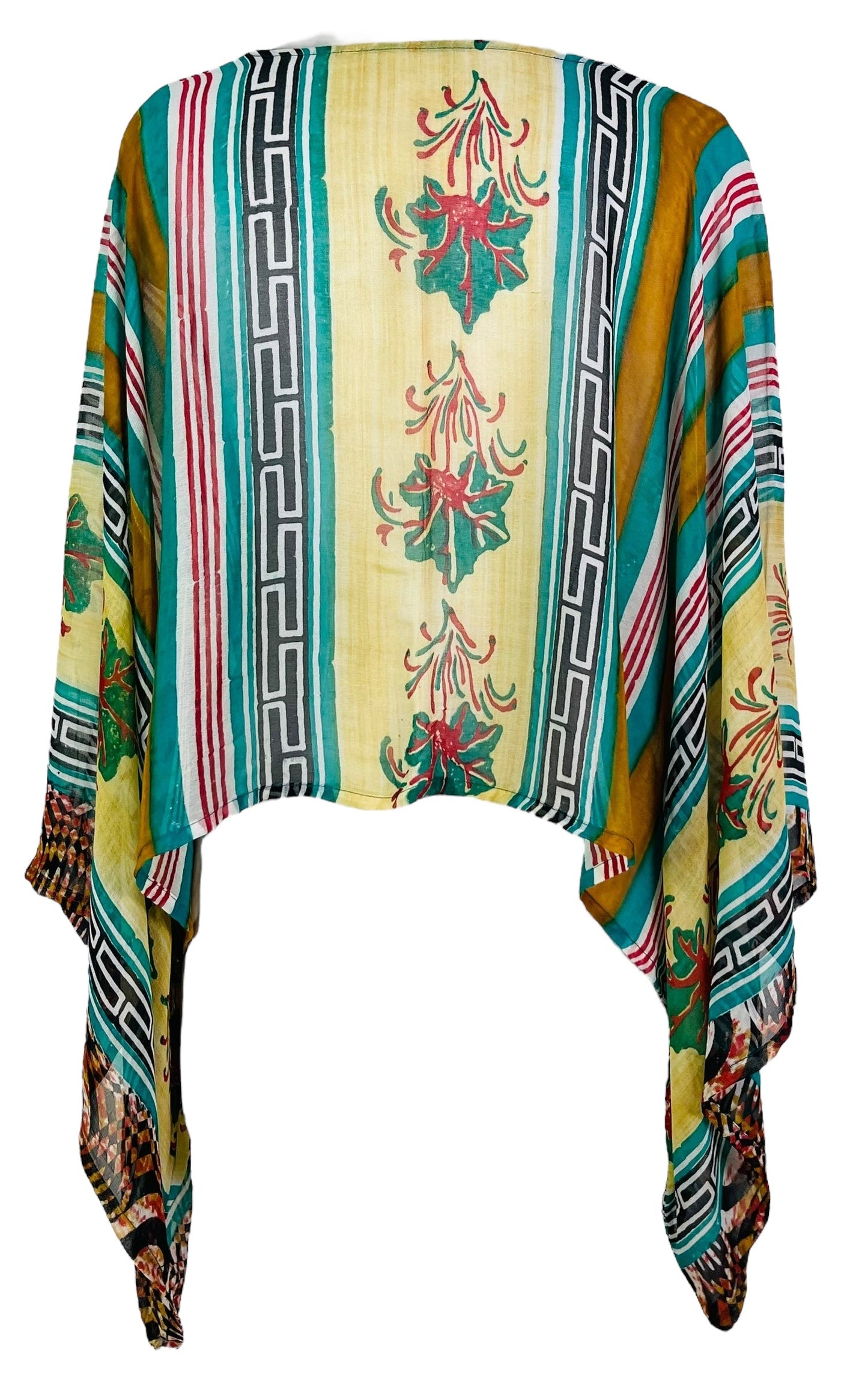 PRG7337 Haut à manches kimono en pure soie Sheer Avatar