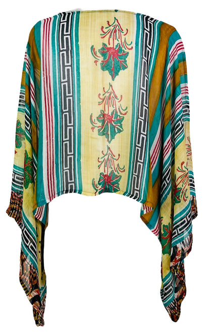 PRG7337 Haut à manches kimono en pure soie Sheer Avatar