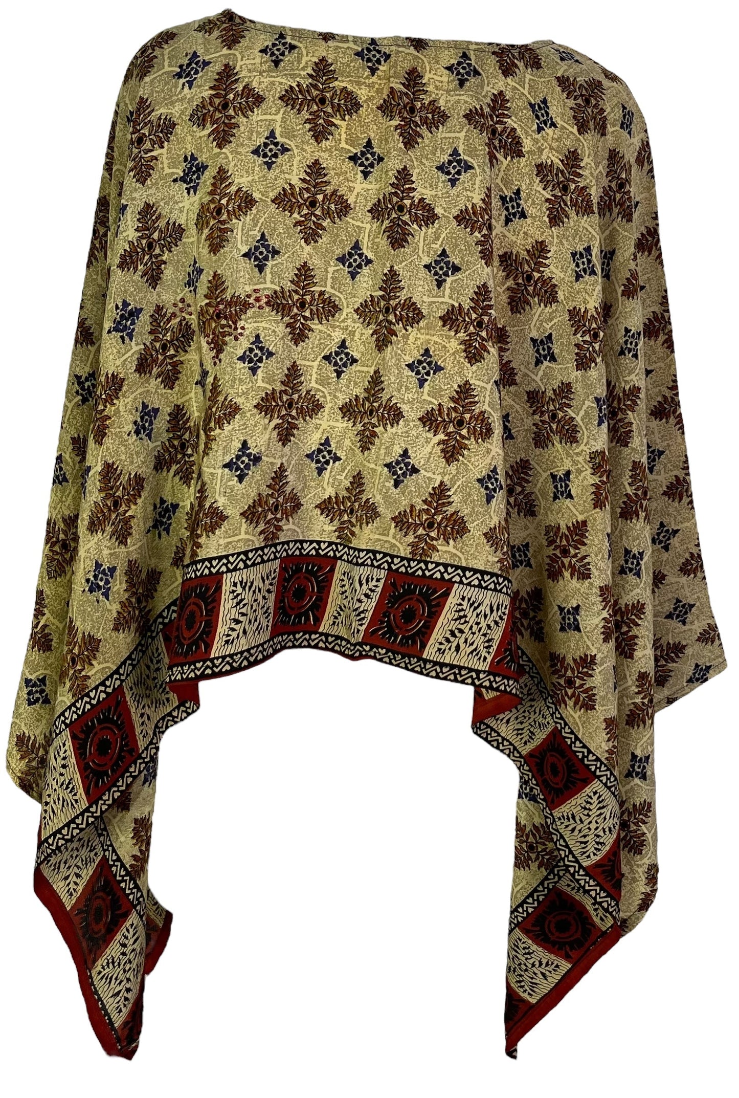 PRC7028 Poncho Capelet en Soie Pure Avatar