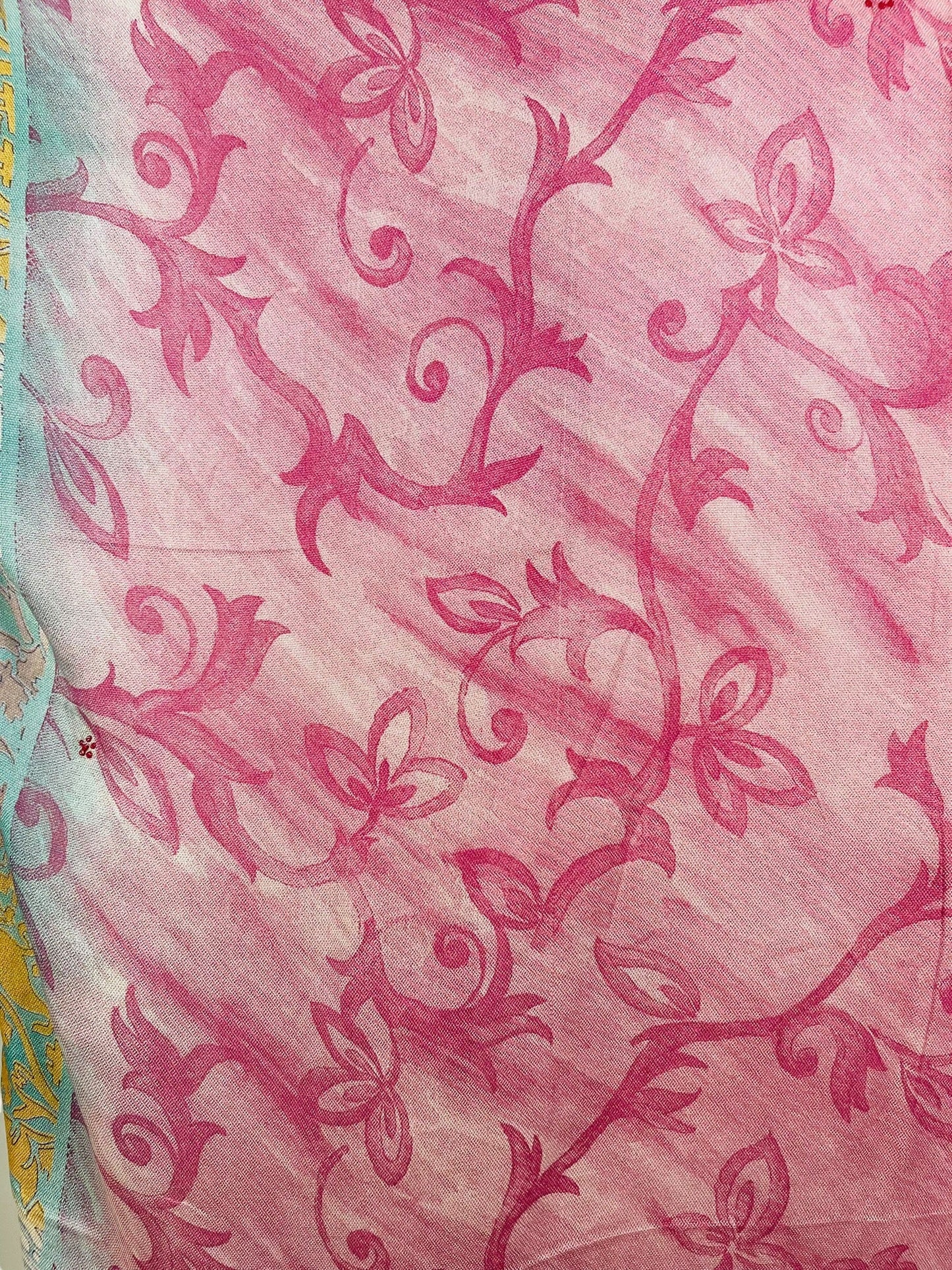 PRG7342B Sheer Avatar Pure Silk Midi Length Kaftan