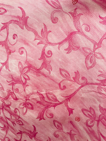 PRG7342B Sheer Avatar Pure Silk Midi Length Kaftan