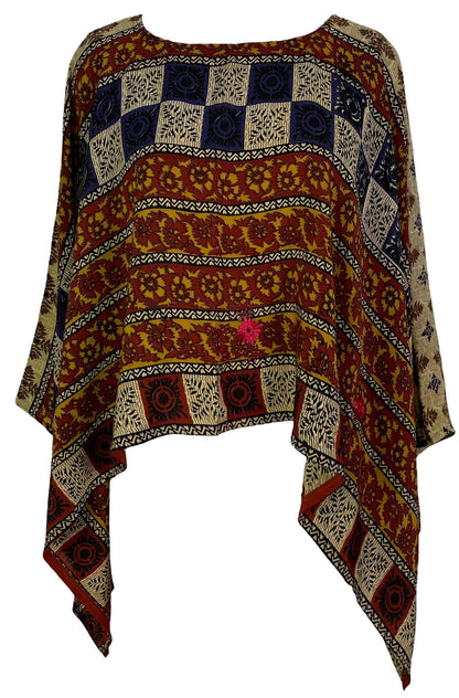 PRC7028 Poncho Capelet en Soie Pure Avatar