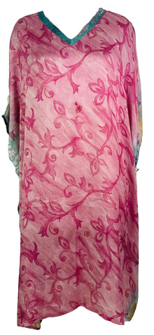 PRG7342B Kaftan Longueur Midi en Pure Soie Transparente Avatar