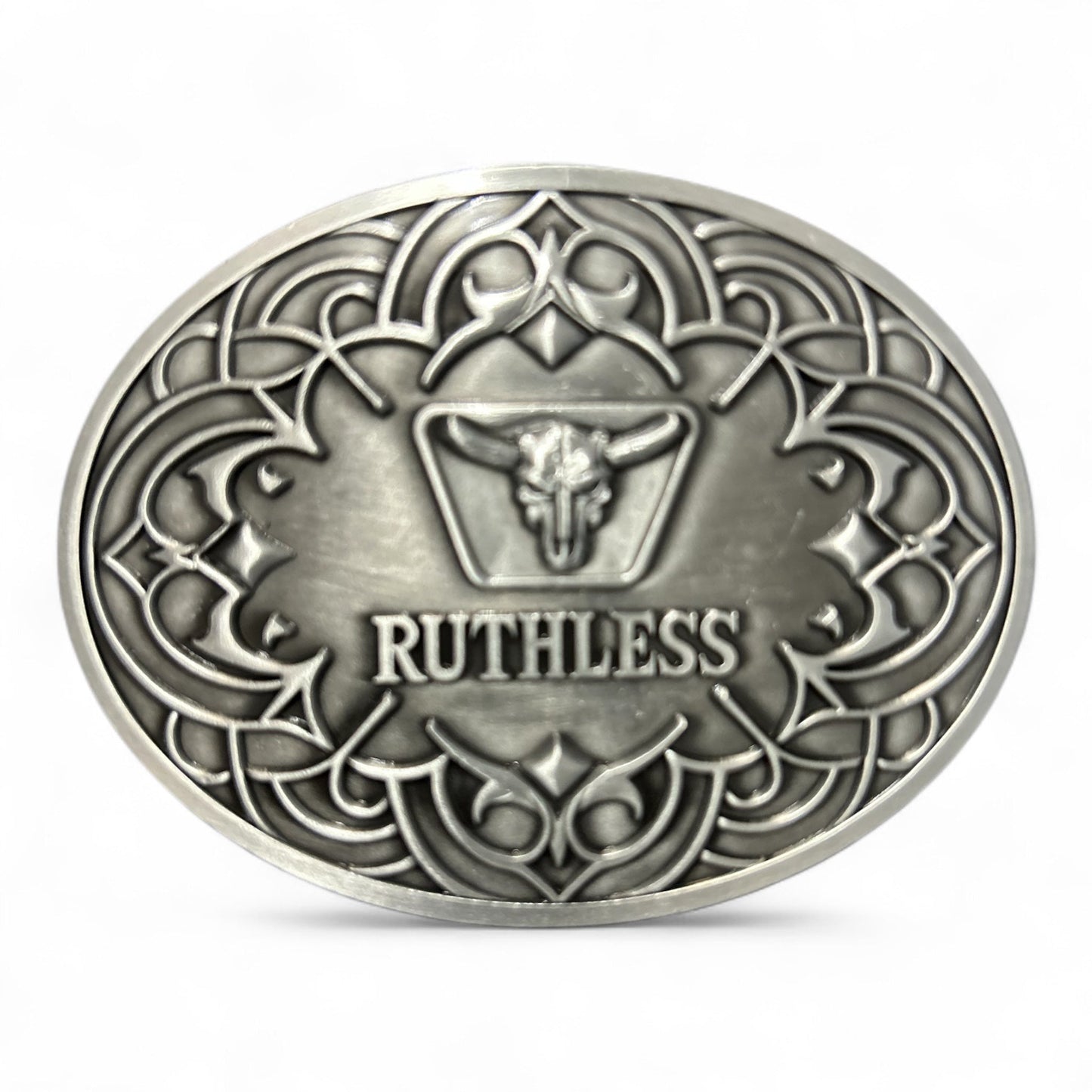 Boucle de ceinture Ruthless Rustlers Iron Grace | Argent antique