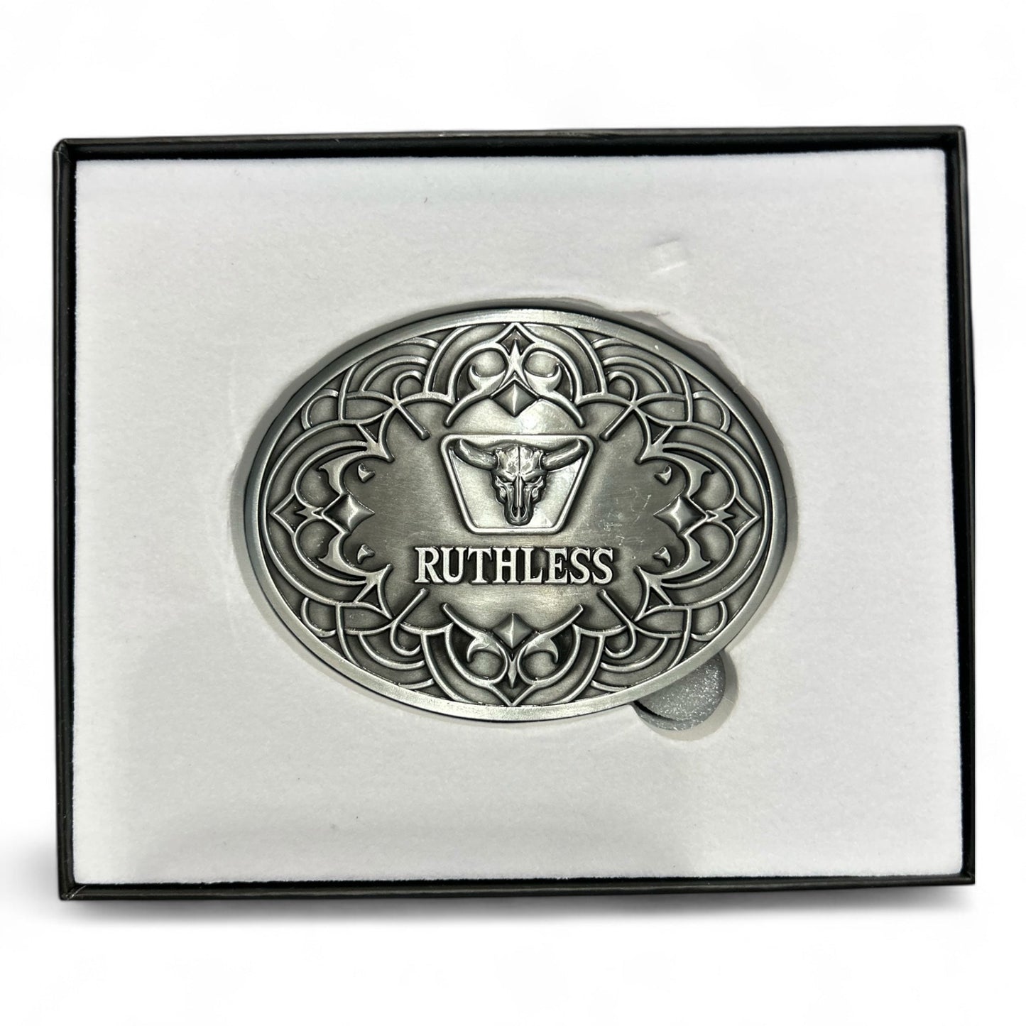 Boucle de ceinture Ruthless Rustlers Iron Grace | Argent antique