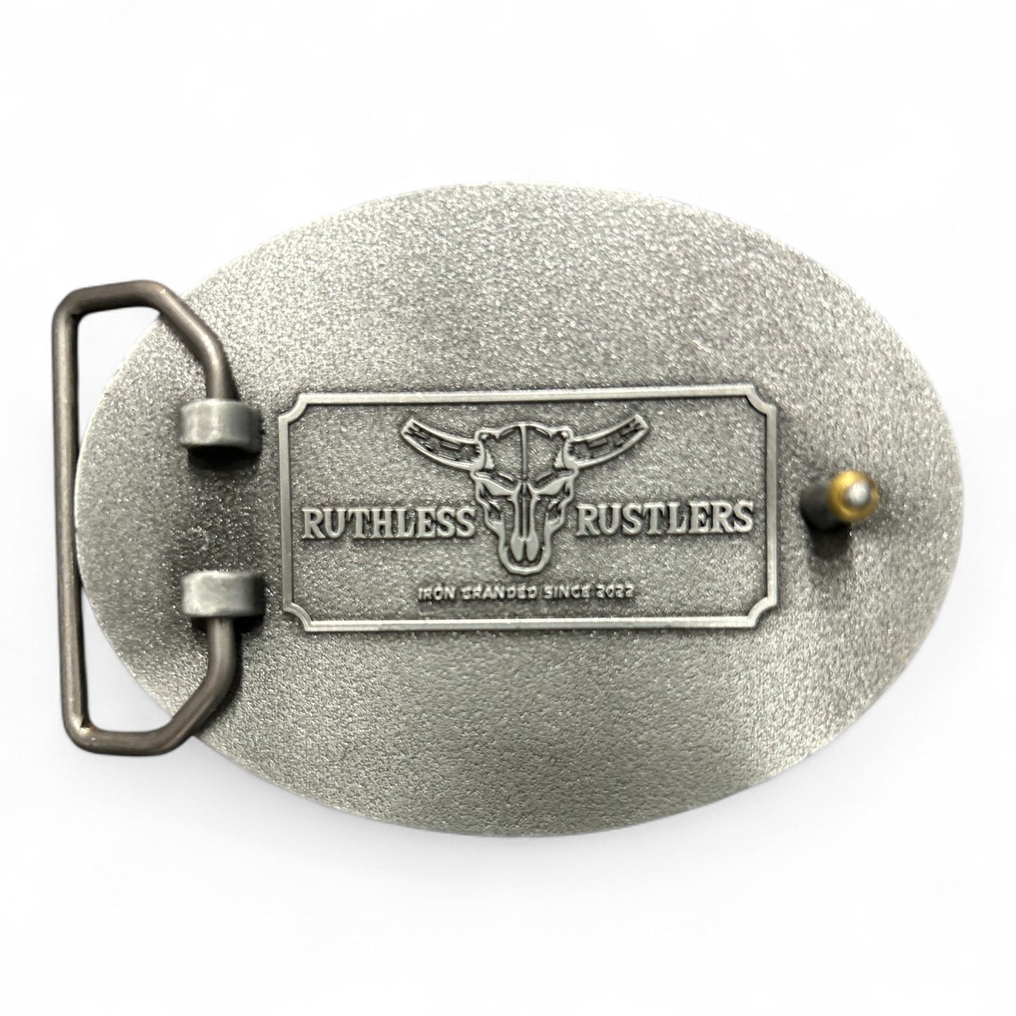 Boucle de ceinture Ruthless Rustlers Iron Grace | Argent antique