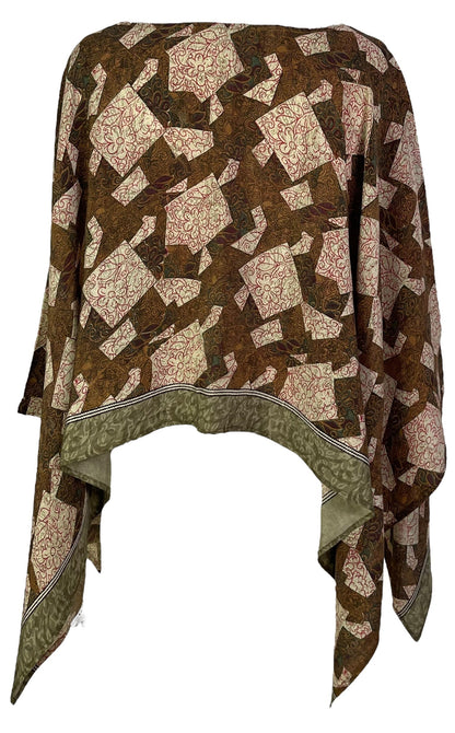 PRC7283 Poncho Capelet en Pure Soie Avatar