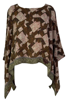 PRC7283 Poncho Capelet en Pure Soie Avatar