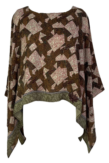 PRC7283 Poncho Capelet en Pure Soie Avatar