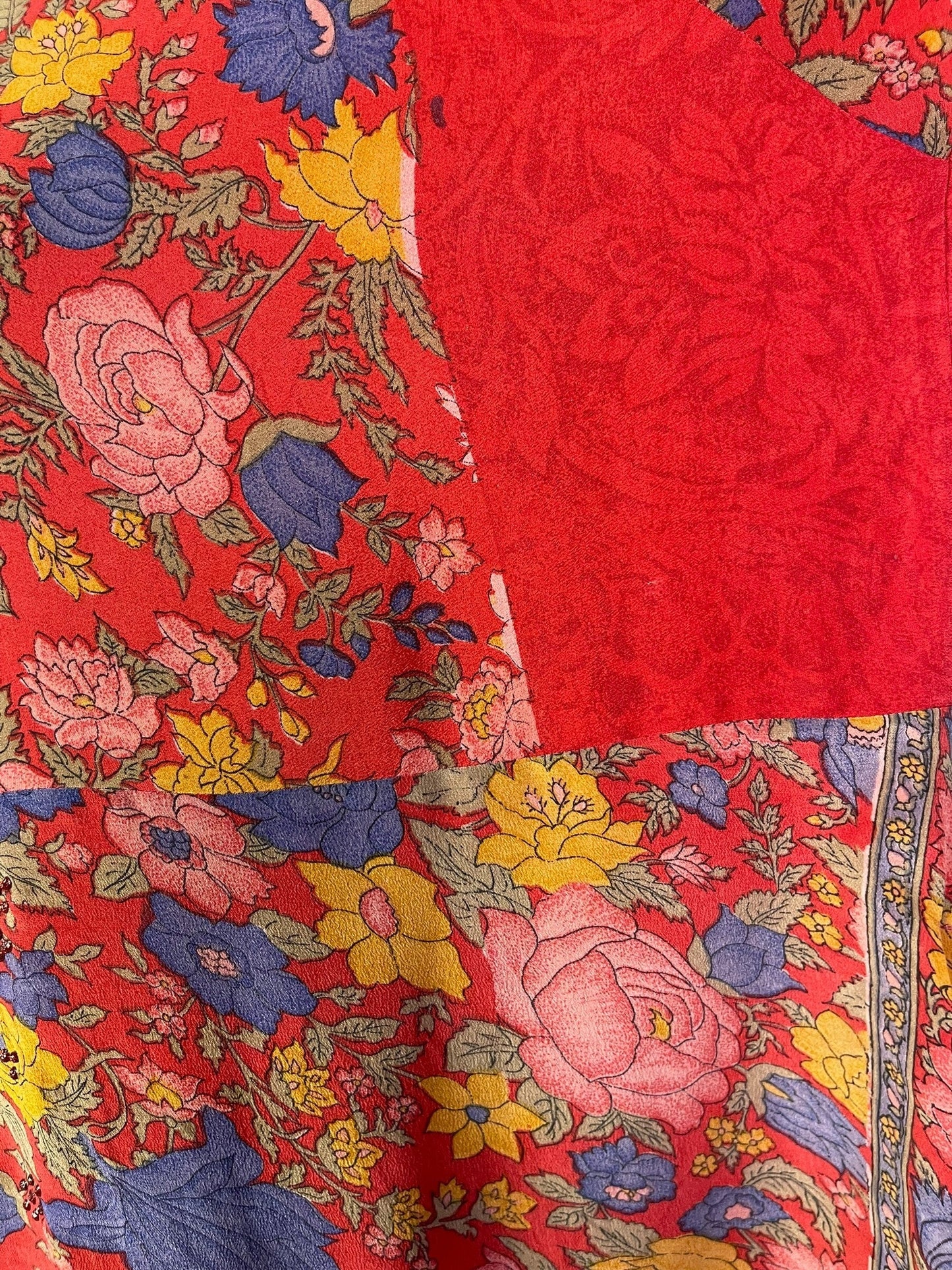 PRC7164 Robe Tunique Longue Sculpturale en Pure Soie Avatar
