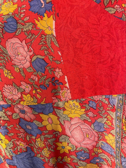 PRC7164 Robe Tunique Longue Sculpturale en Pure Soie Avatar