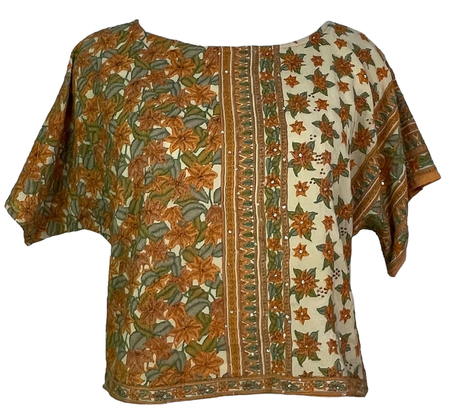 PRC7472 Top ample en pure soie Avatar