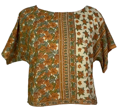 PRC7472 Top ample en pure soie Avatar