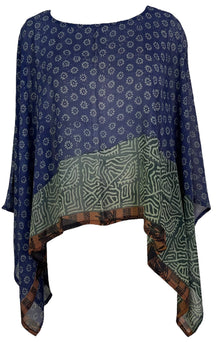 PRG7106 Poncho capelet en pure soie Sheer Avatar