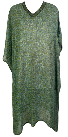 PRG7362 Kaftan mi-long en pure soie Sheer Avatar
