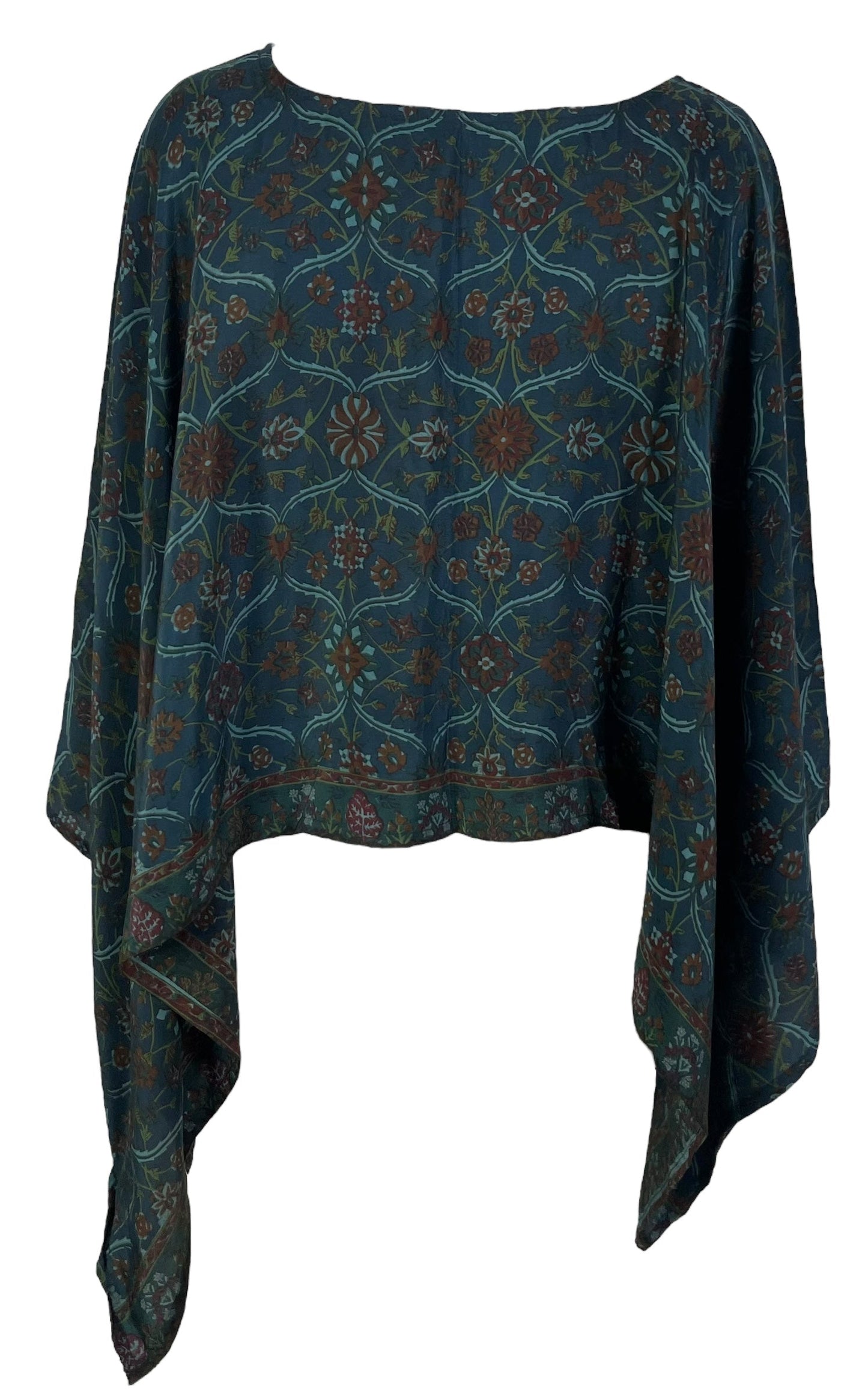 PRC7037 Poncho-Capelet en Soie Pure Avatar