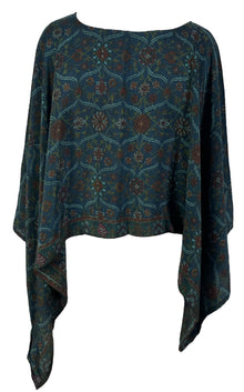 PRC7037 Poncho-Capelet en Soie Pure Avatar