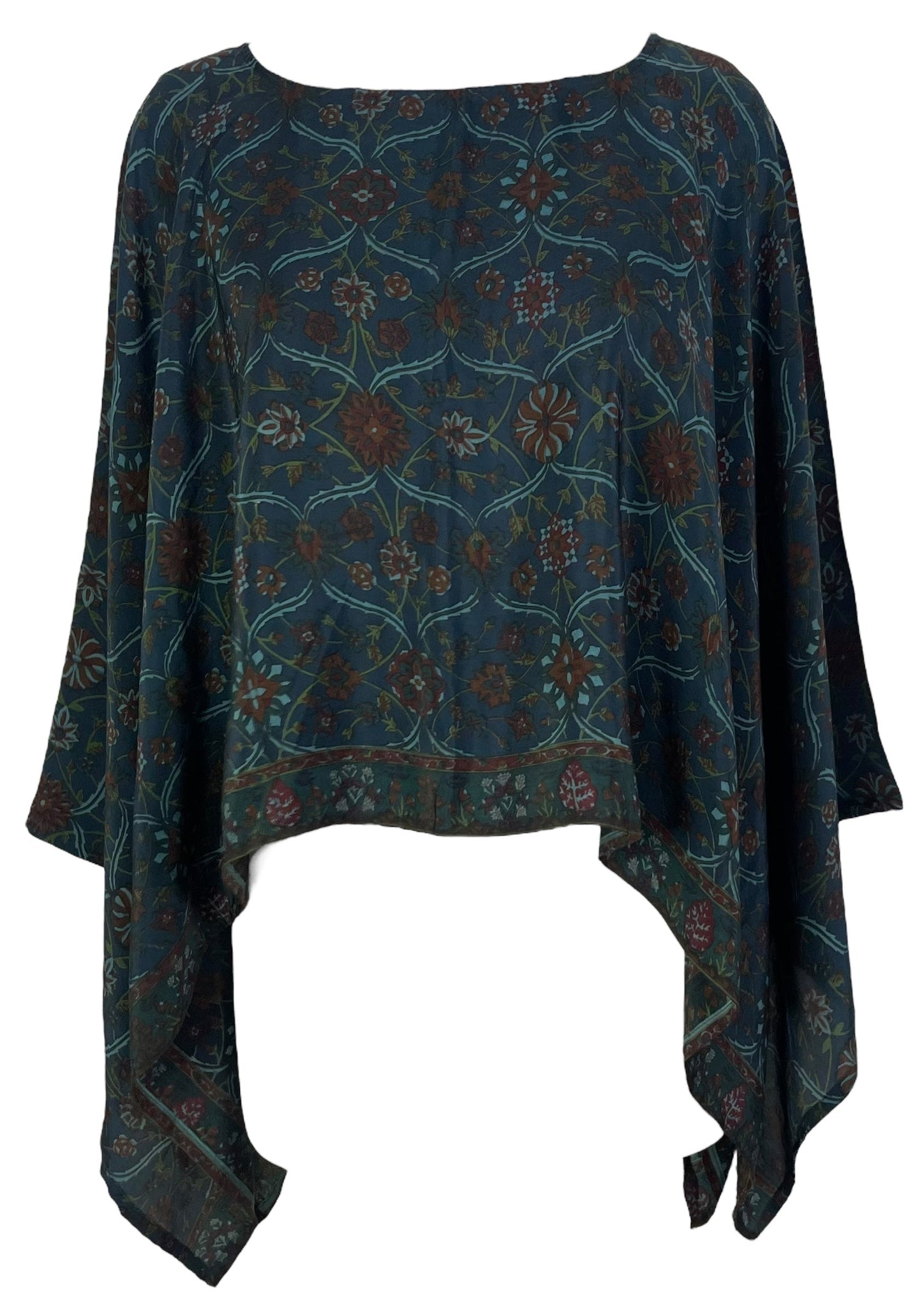 PRC7037 Poncho-Capelet en Soie Pure Avatar