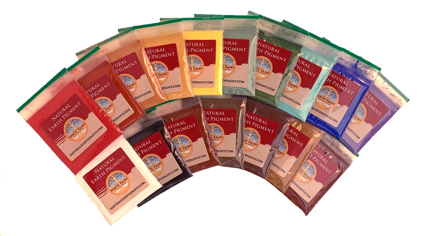 Nuancier de pigments naturels (20 couleurs)