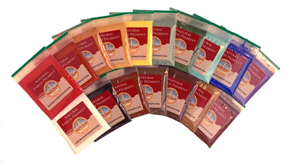 Nuancier de pigments naturels (20 couleurs)