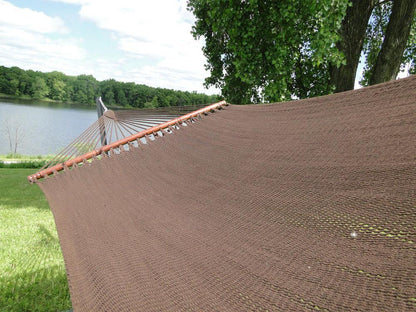 Hamac en corde polyester – Luxe tissé doux