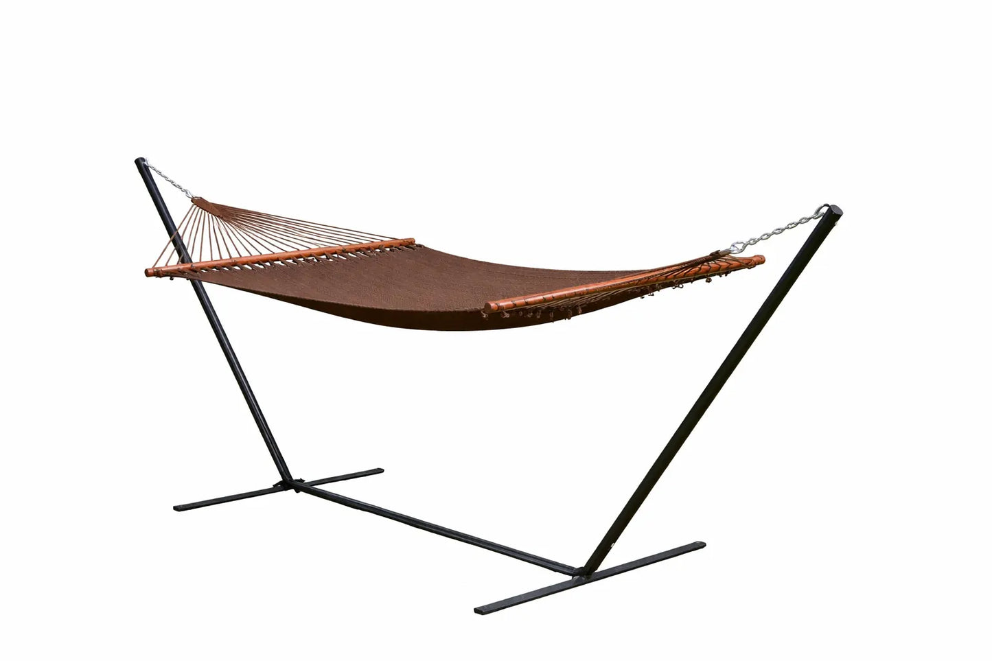 Hamac de luxe en polyester avec support à trois poutres