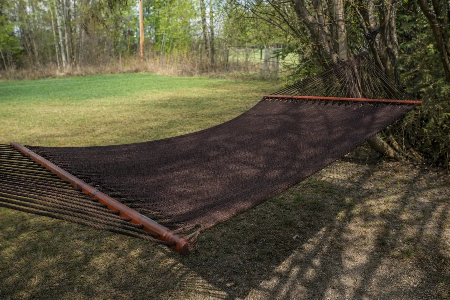 Hamac en corde polyester – Luxe tissé doux