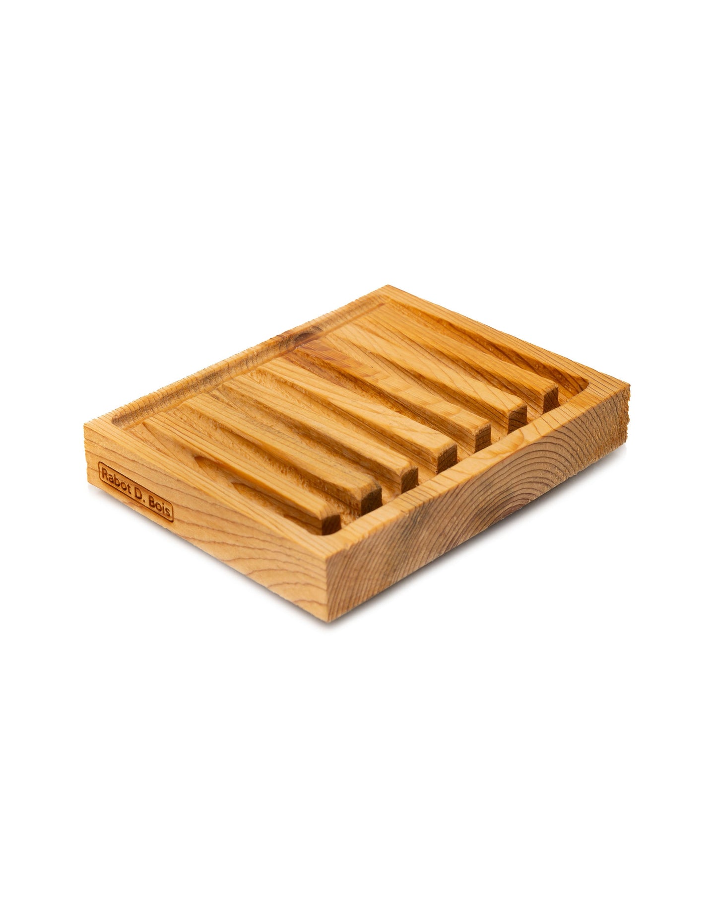 Porte-savon en bois « D-Coulé »