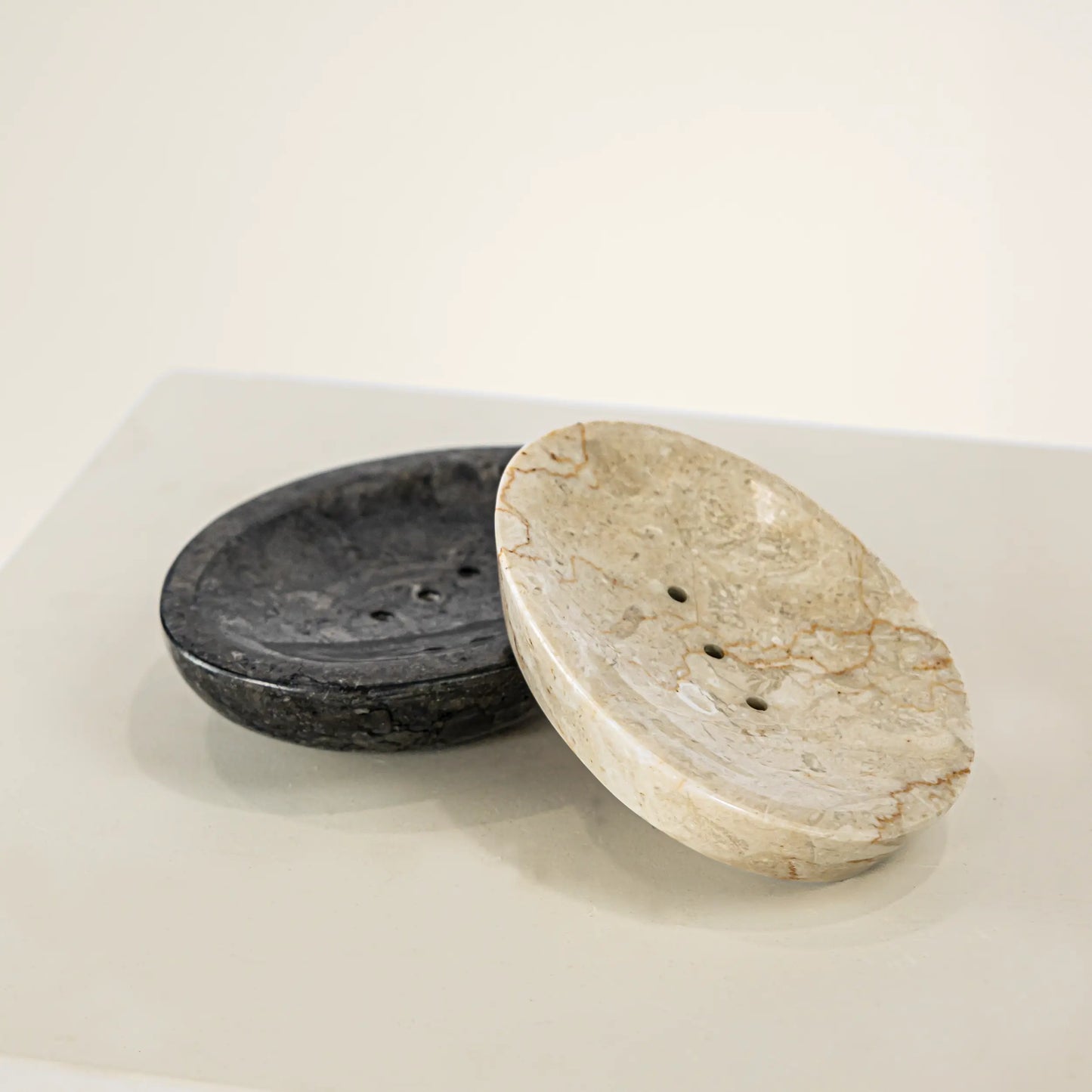 Soap dish in marble