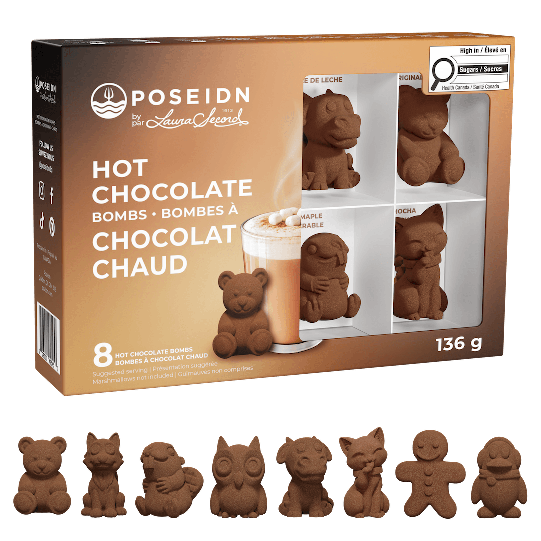 Assortiment de chocolats chauds