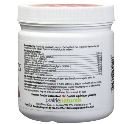 Prairie Naturals ORGANIC RED SUPERFOODS, 210g