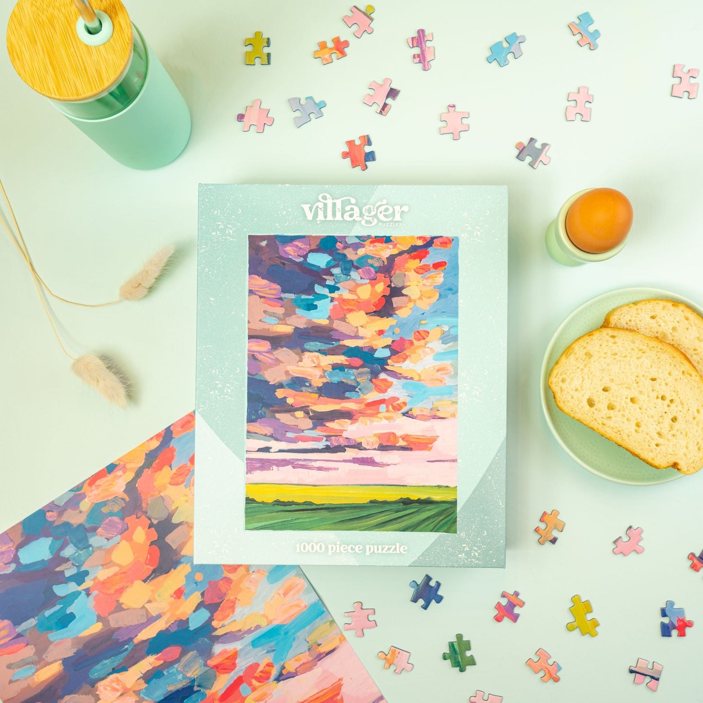 Prairie Sky | Puzzle de 1000 pièces pour adultes | Conçu au Canada par Amy Dixon