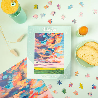 Prairie Sky | Puzzle de 1000 pièces pour adultes | Conçu au Canada par Amy Dixon