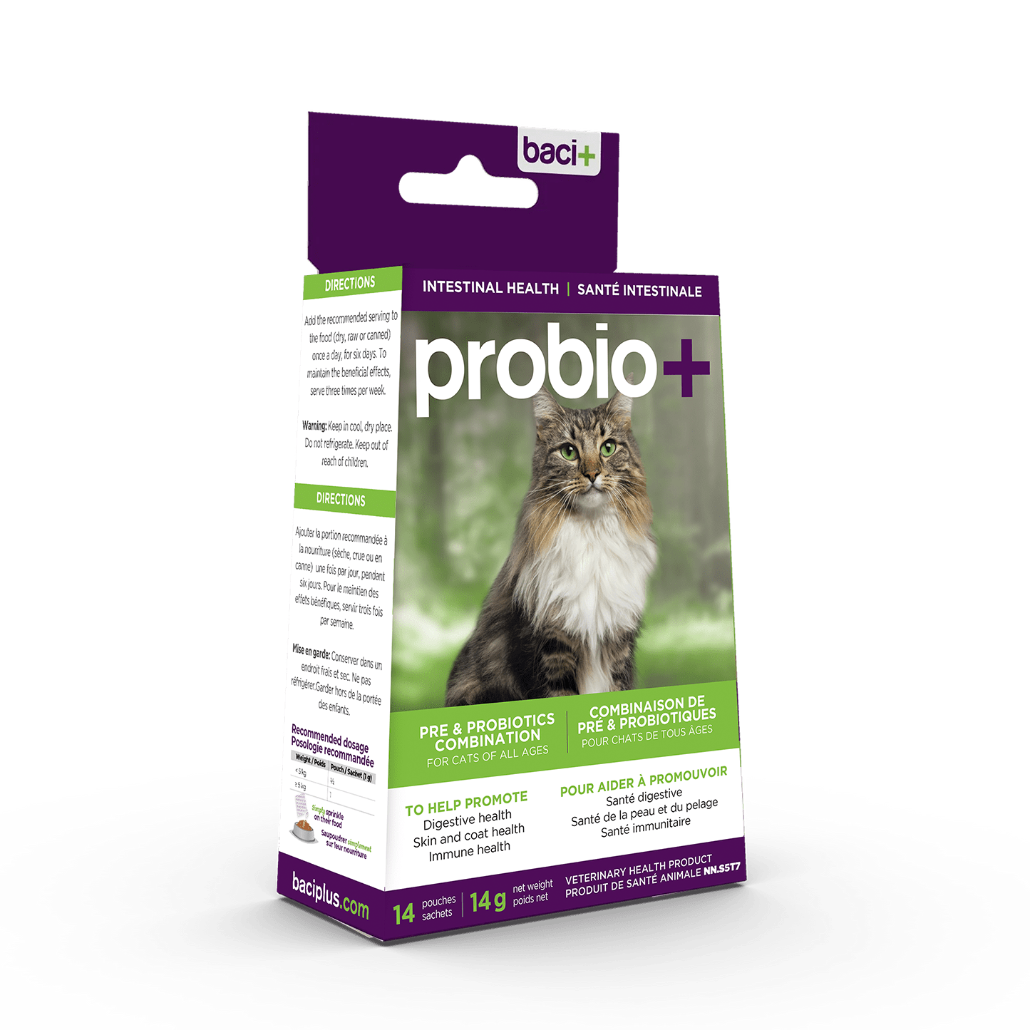 Probio+ – Prébiotiques & Probiotiques Naturels pour Chats & Chaton