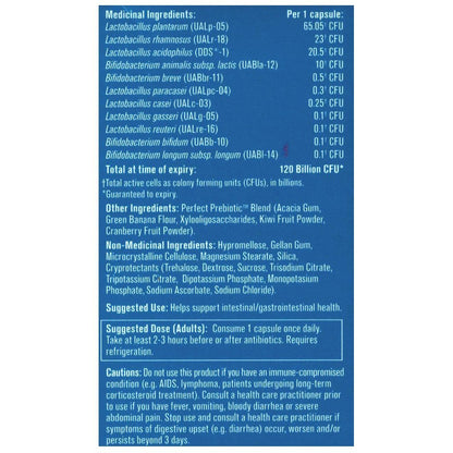 Progressive PERFECT PROBIOTIC 120 BILLION, 30 VCaps (Ultra Strength)
