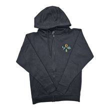 Sweat à capuche zippé brodé Protection Path