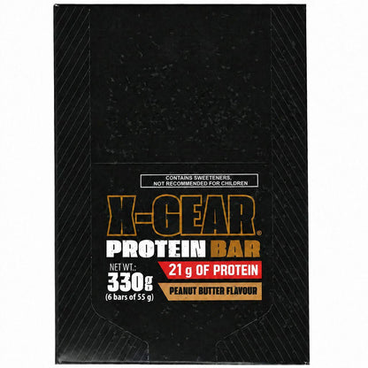 Protein World X-GEAR PROTEIN BARS, 6 Bars/Box