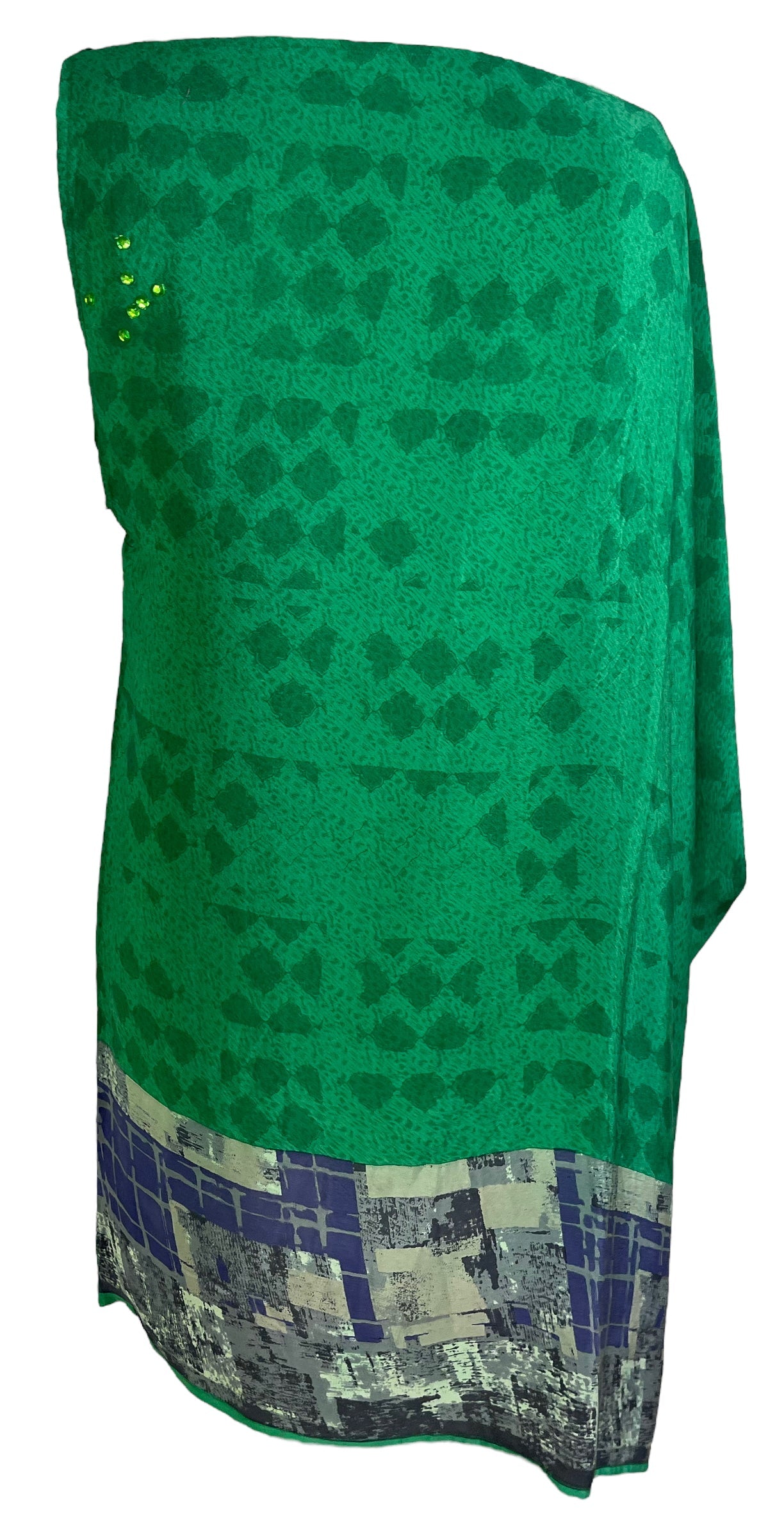 PRC6564 Robe asymétrique en pure soie Avatar