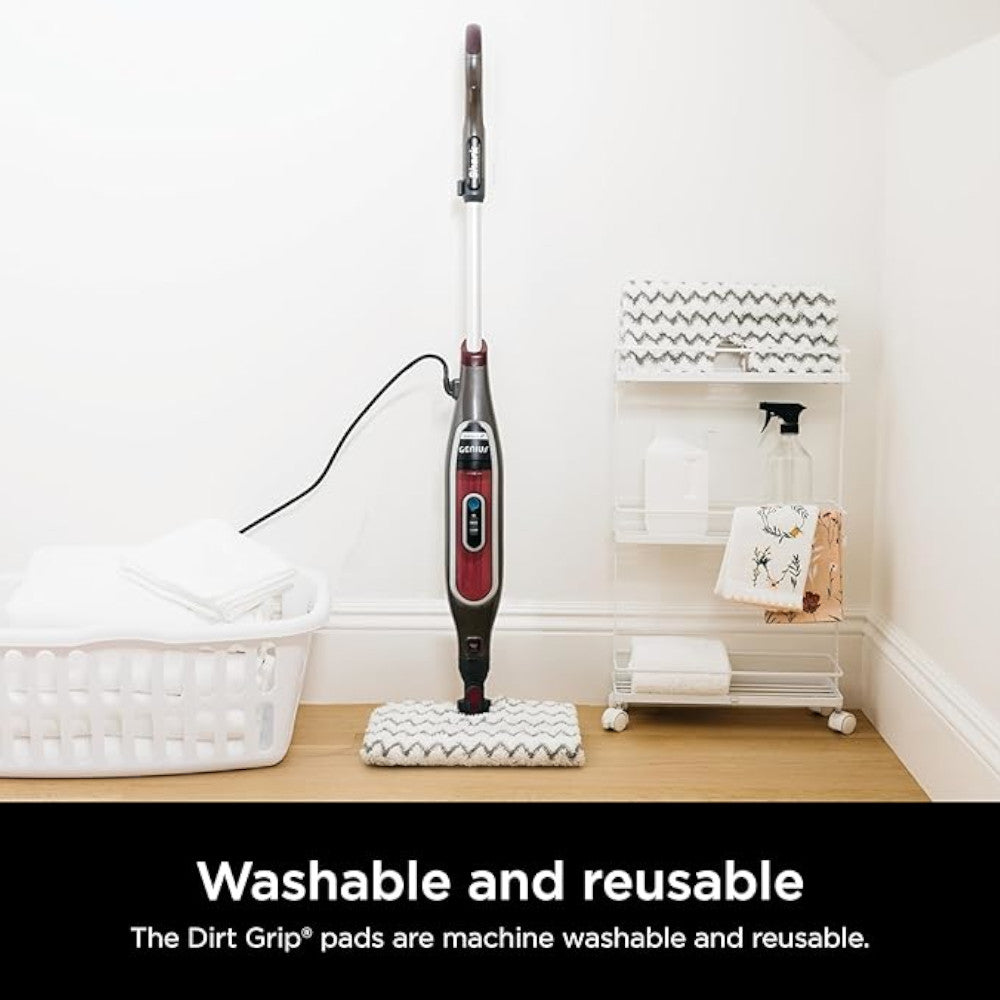 SHARK QM5006QRD Genius Steam Pocket Mop System - Factory serviced with Home Essentials warranty