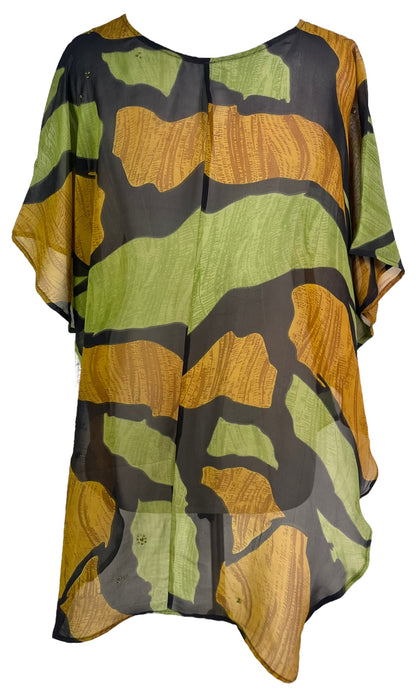 PRG6308 Haut Avatar pur soie fluide