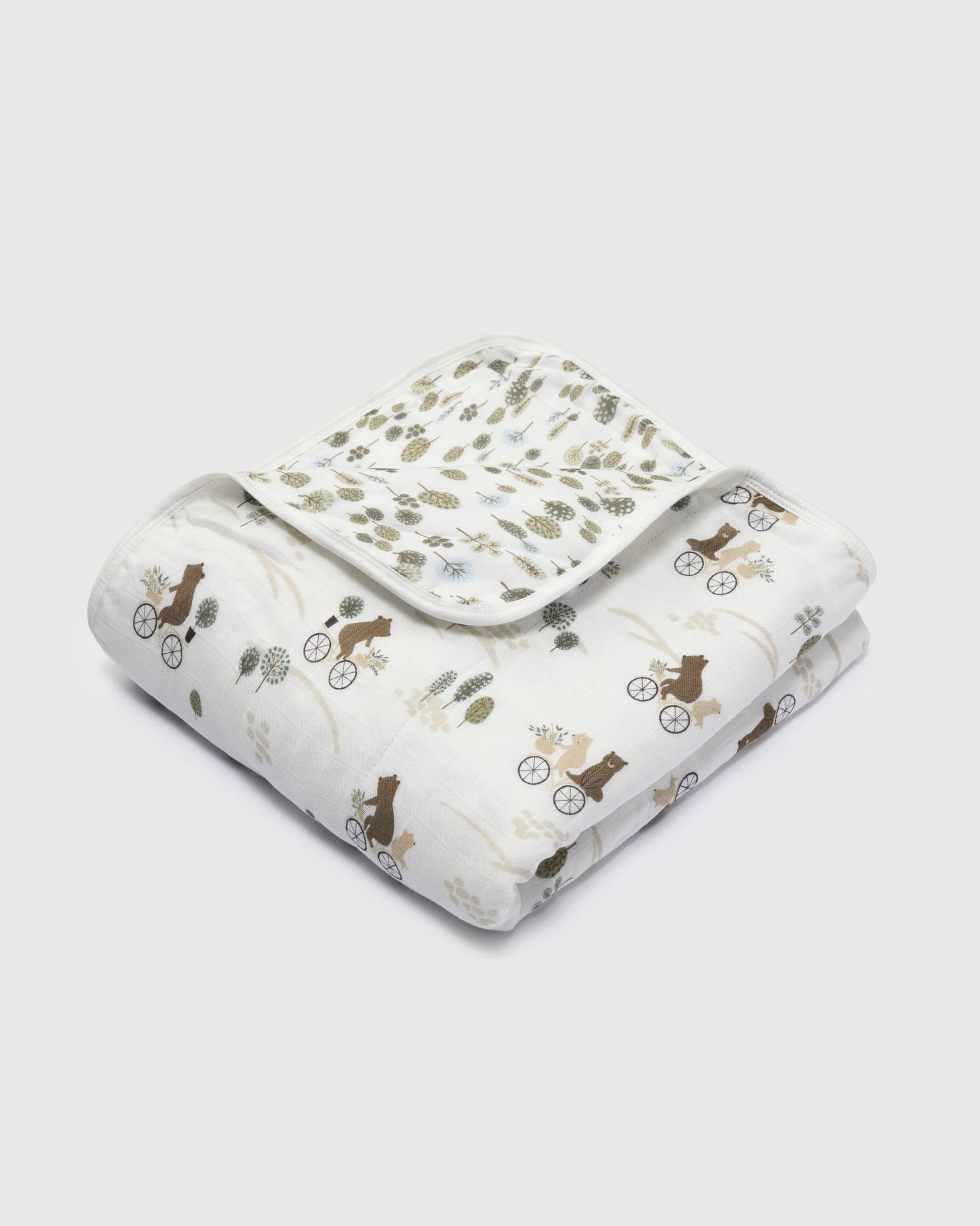 Muslin Quilt - Bears on Bikes