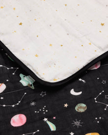 Baby Muslin Quilt in Tanboocel® Bamboo Viscose - Planets