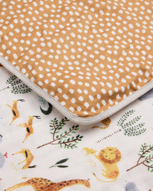 Baby Muslin Quilt in Tanboocel® Bamboo Viscose - Safari Jungle