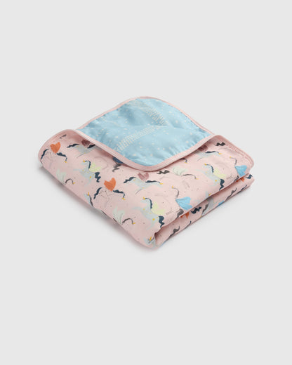 Muslin Quilt - Unicorn Ballet